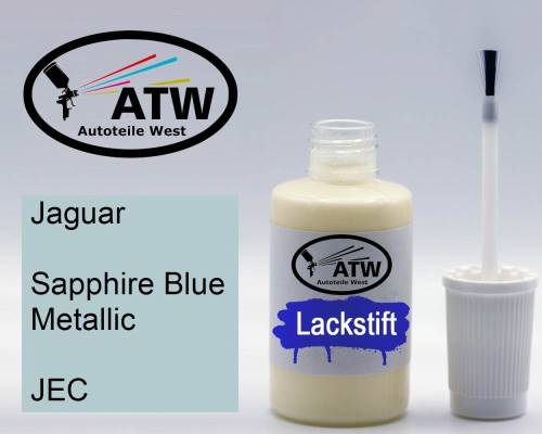 Jaguar, Sapphire Blue Metallic, JEC: 20ml Lackstift, von ATW Autoteile West.